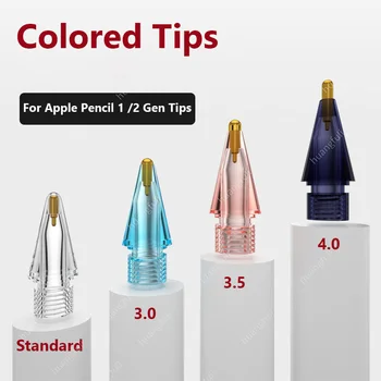 Цветные наконечники для карандашей Apple Pencil 1-го /2-го запасного наконечника Сменный наконечник для наконечников Apple Pencil 1-го / 2-го поколения 애플펜슬 펜촉