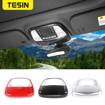 TESIN Автомобильная передняя лампа для чтения, Декоративная накладка, наклейки для Jeep Grand Cherokee 2011 + Аксессуары для интерьера автомобиля из АБС-пластика