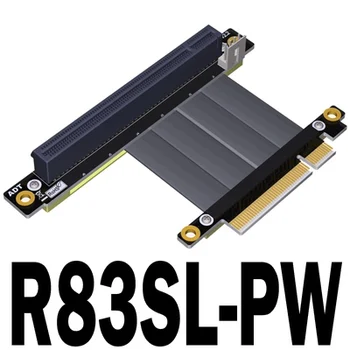 Удлинитель ADT PCI-E x8 Адаптер x16 PCIe Riser 1U2U от 8x до 16x Видеокарты GTX1080Ti RTX3060 для майнинга ETH