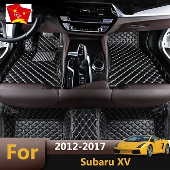 Автомобильные коврики для Subaru XV 2012 2013 2014 2015 2016 2017 Кожаные Коврики, накладки на приборную панель, Аксессуары для интерьера автомобиля