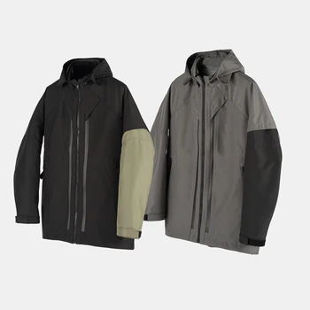 Куртка Nosucism 22AW Scout, три передних потайных кармана на молнии, цветная прострочка, система переноски, techwear gorpcore