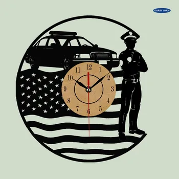 Классический компакт-диск Виниловые Настенные часы CD США Современное искусство Настенные часы Часы настенные часы современный дизайн