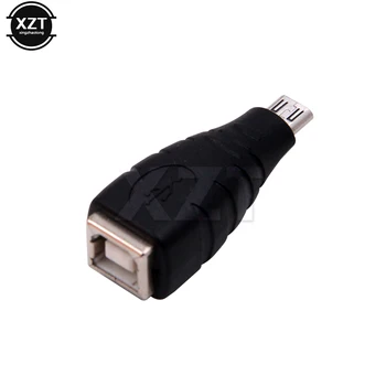 1ШТ Micro USB тип 5pin штекер к USB 2.0 B Тип Женский Принтер Сканер Адаптер Высокое качество