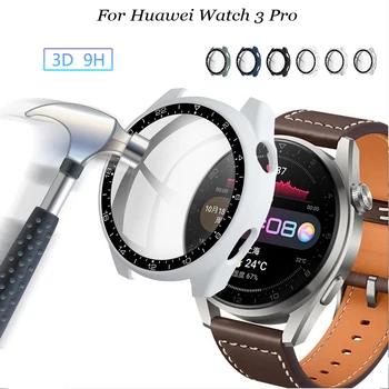 Для Huawei Watch 3 Pro Чехол для часов из закаленного стекла для Huawei Watch 3 pro Чехол с жестким корпусом, защитная пленка для экрана, бампер, аксессуары для оценки