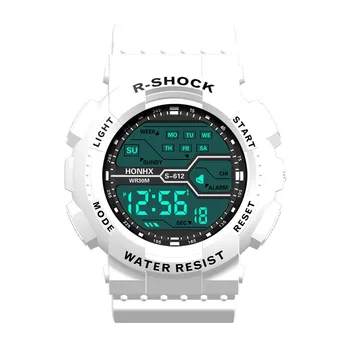 Цифровые часы Honhx Led - это Разнообразные Стили Крутых Спортивных Электронных Часов с 4 Кнопками Life Waterproof Watch Часы Мужские