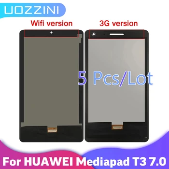 5 шт./Лот AA + Новый Для Huawei Mediapad T3 7,0 3G/Wifi BG2-U01 BG2-U03 ЖК-дисплей С Сенсорным Экраном Дигитайзер Замена В сборе