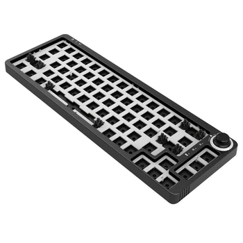 1XCB Индивидуальный Комплект механической клавиатуры 68 Клавиш RGB Hot Swap DIY Shaft Seat USB Проводной Bluetooth-совместимый 2.4G Три режима