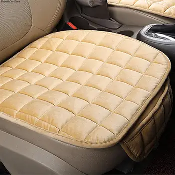 Универсальная теплая подушка для автокресла, противоскользящая Подушка для сиденья переднего кресла, Дышащая прокладка, протектор для автокресла, чехлы для сидений для стайлинга автомобилей