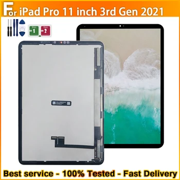 Для iPad Pro 11 дюймов 3-го поколения 2021 A2377 A2459 A2301 A2460 ЖК-дисплей С Сенсорным Экраном В сборе Замена ЖК-дисплея 100% Тест