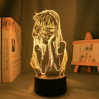 Аниме 3d Лампа Junji Ito Коллекция Tomie для Декора Спальни Ночник Подарок На День Рождения Ночник