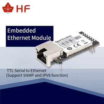 Eport Pro-EP20 Сетевой сервер Linux Порт TTL Последовательный к встроенному модулю Ethernet DHCP 3.3В TCP IP Telnet Modbus Протокол TCP